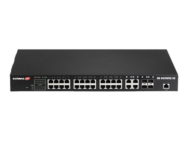 Edimax Netzwerk-Switch – 24 Anschlüsse, PoE+ für einfache Einrichtung