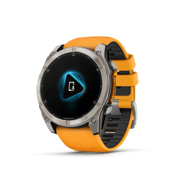 Garmin Fenix 8 Smartwatch – AMOLED-Display, robustes Titan-Gehäuse
