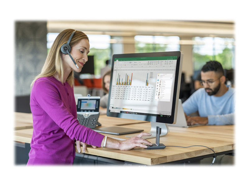 Cisco Kabelloses Headset – DECT-Technologie, ideal für laute Büros