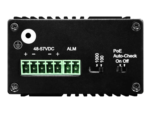 LevelOne 4-Port Gigabit Switch – PoE, für DIN-Schiene