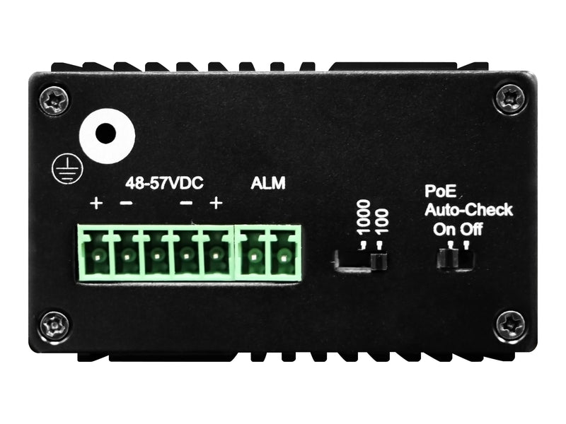 LevelOne 4-Port Gigabit Switch – PoE, für DIN-Schiene