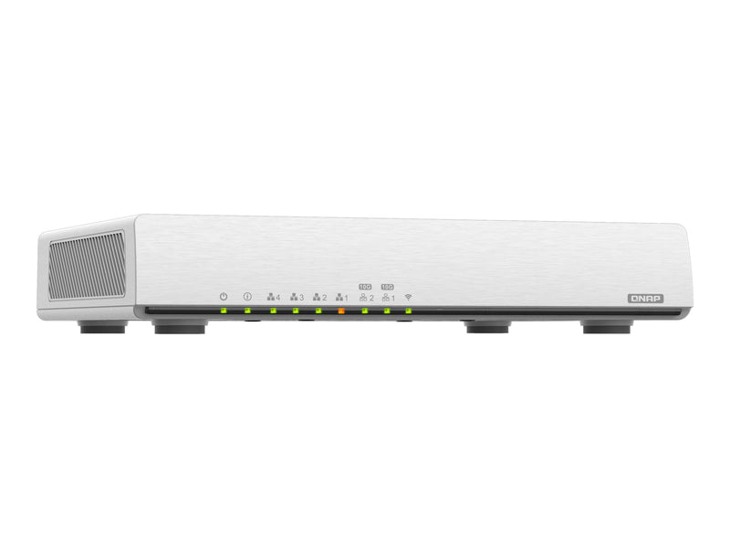 QNAP WLAN-Router – 10G Wi-Fi 6, geräuschlos, ideal für Home Office