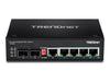 Trendnet 6-Port PoE+ Switch – Robustes Design für Industrie