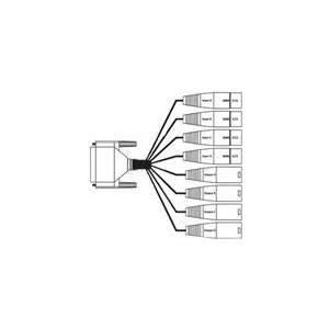 AJA Audiokabel – DB-25 zu XLR3 für professionelle Audioverbindungen