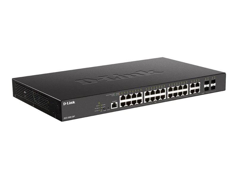 D-Link 28-Port Gigabit Switch – PoE+ für effiziente Netzwerke