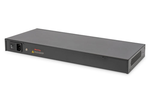 Digitus 24-Port Netzwerk-Switch – Gigabit Ethernet, PoE+ Unterstützung