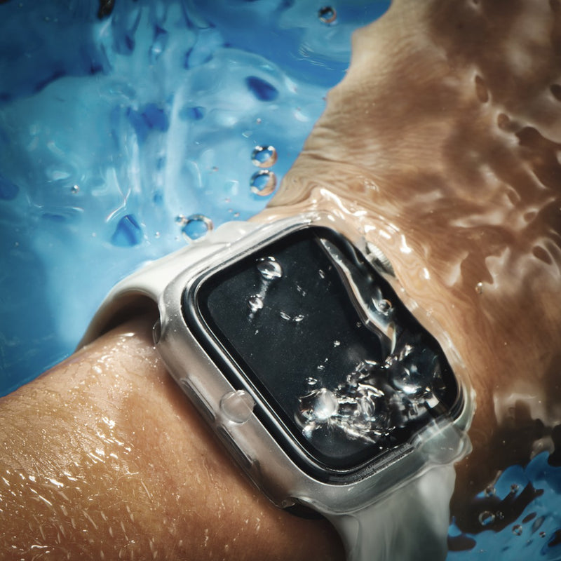 HAMA Schutzhülle für Apple Watch – Transparent, Schlagfest
