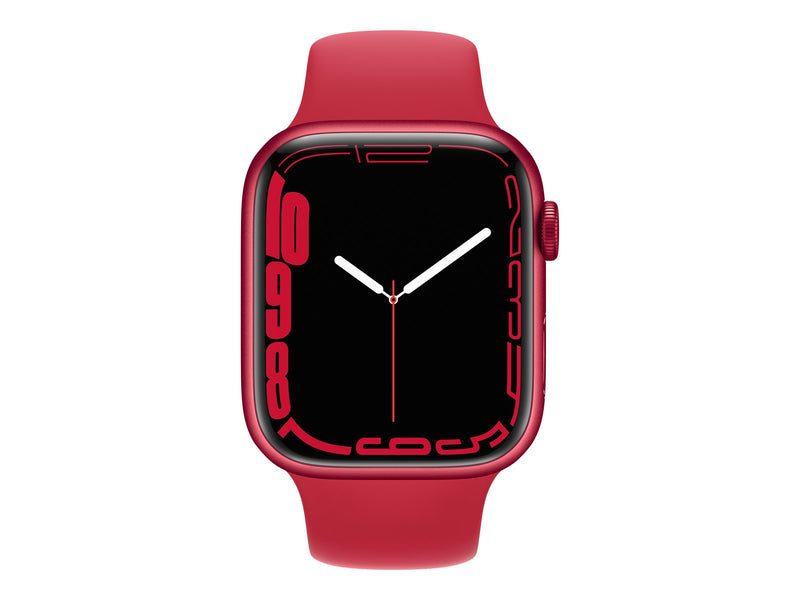 Apple Watch Series 7 – GPS + Cellular, 45 mm, rotes Aluminium
