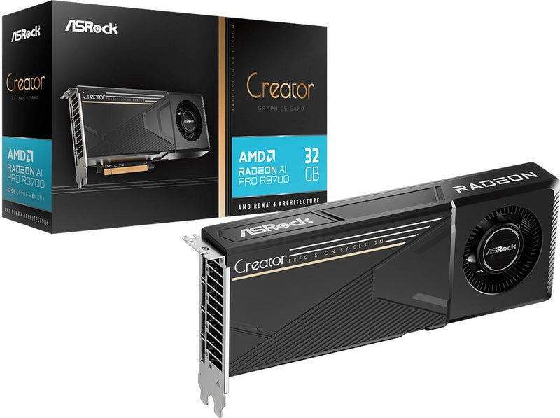 ASRock Grafikkarte – 32 GB Speicher, 4 Bildschirme gleichzeitig