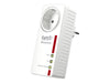 Fritz! Powerline-Adapter-Set – Integrierte Steckdose, 2 Gigabit-Anschlüsse