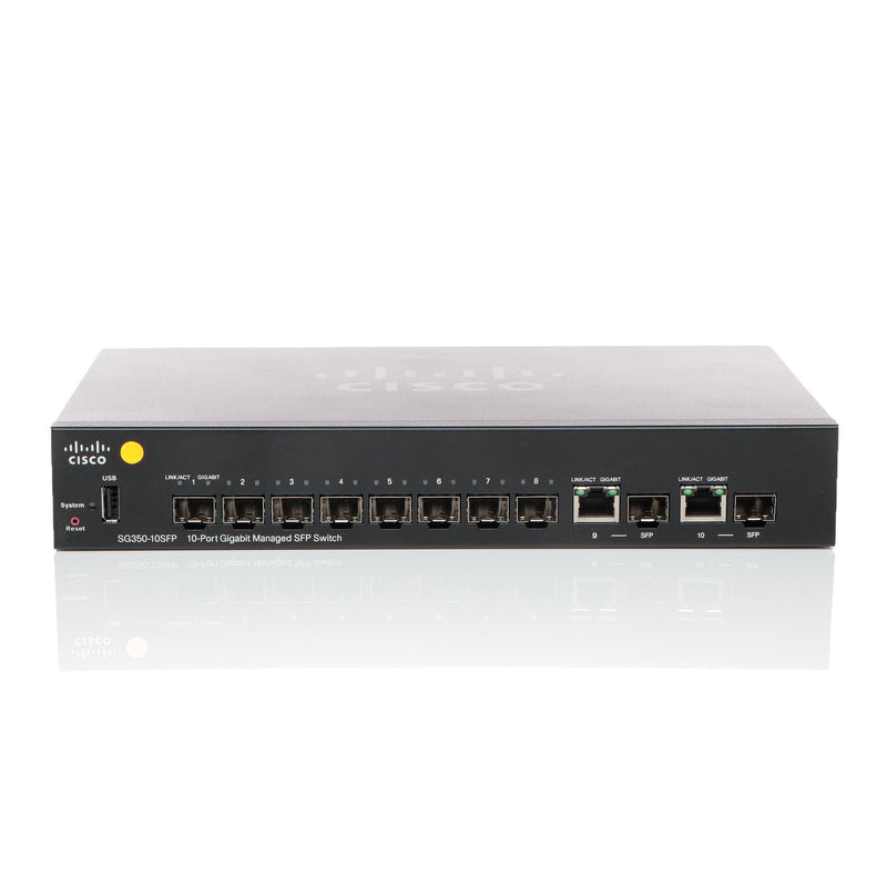 Cisco Netzwerk-Switch – 10 Anschlüsse, Gigabit Ethernet