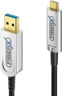 PureLink USB 3.1 Glasfaser Kabel – 10 m, USB-A zu USB-C