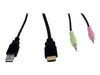 Intertech KVM-Switch – 4 Geräte mit HDMI und Audio steuern