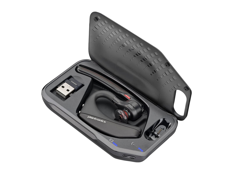 HP Poly Voyager 5200 UC Headset – Flexibles Bluetooth, USB-A Adapter