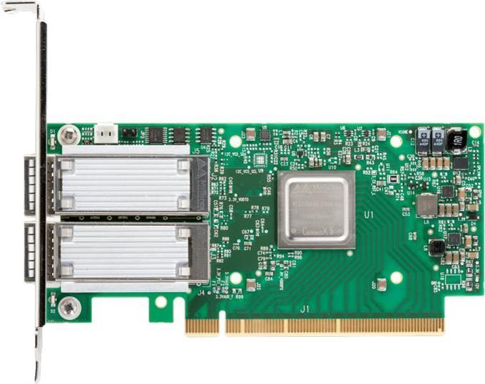 Nvidia Netzwerkadapter – 100GbE Geschwindigkeit, Dual-Port