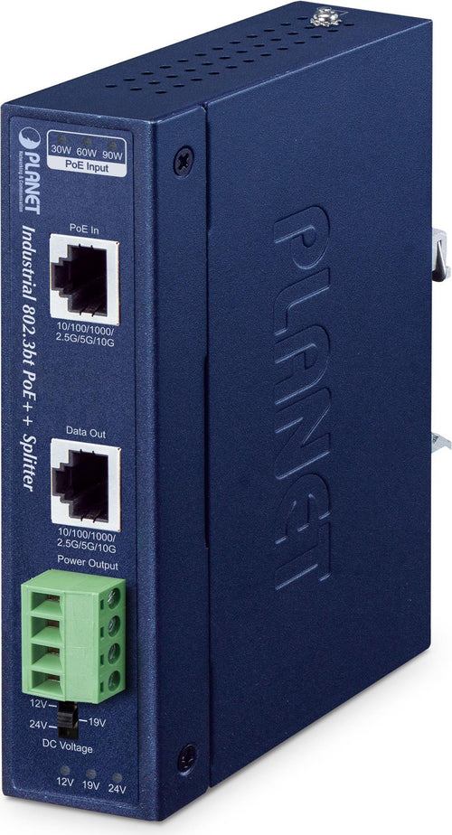 PLANET TECHNOLOGY PoE++ Splitter – 10Gbps, Wandmontage