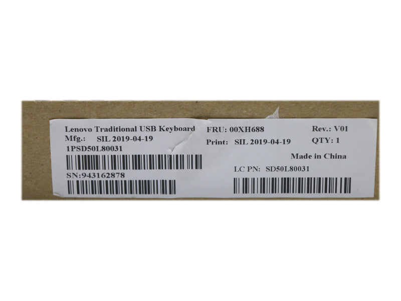 Lenovo USB-Tastatur – Komfortables Tippen, mit Nummernblock