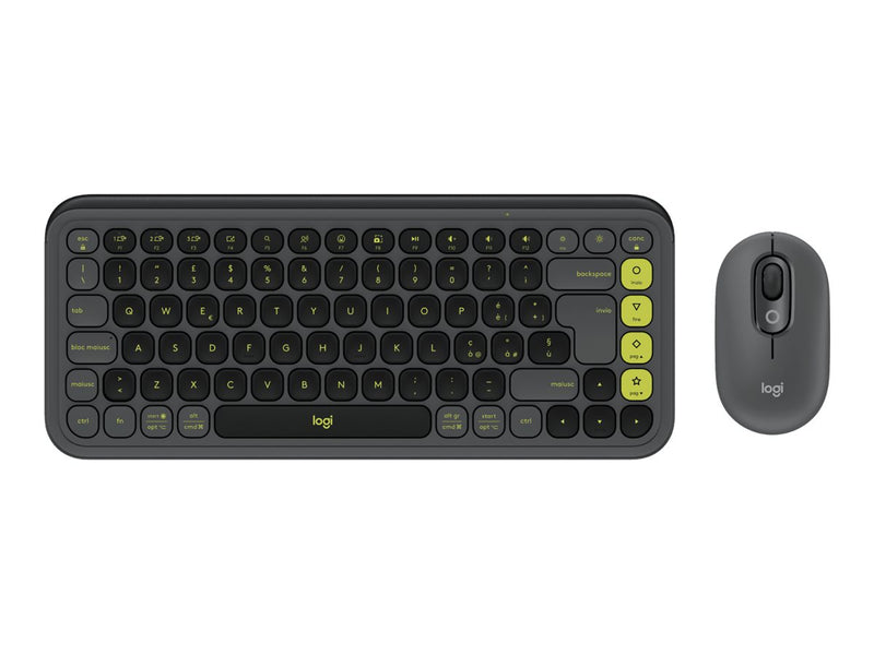 Logitech Kabelloses Tastatur-Maus-Set – Bluetooth, Italienisches Layout