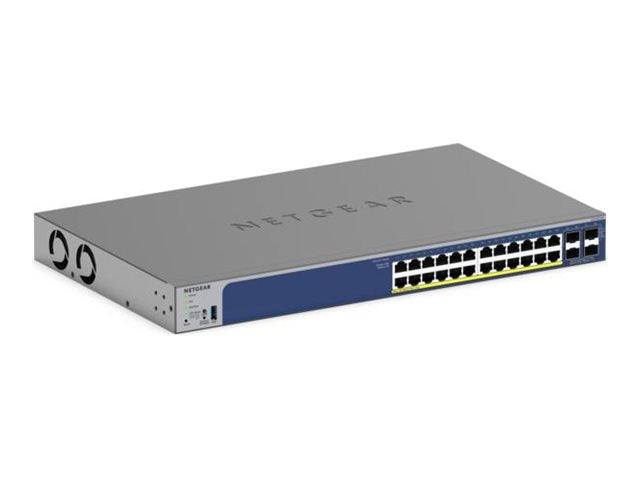 Netgear Smart Managed Switch – 24 PoE+ Ports, 4 SFP+ Ports