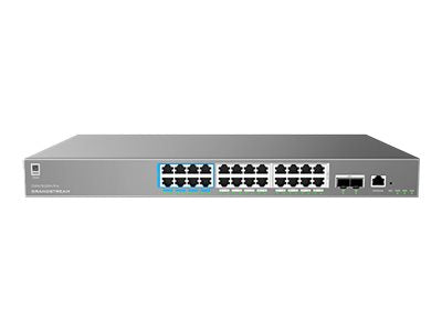 Grandstream Netzwerk-Switch – 24 Ports, PoE-Unterstützung