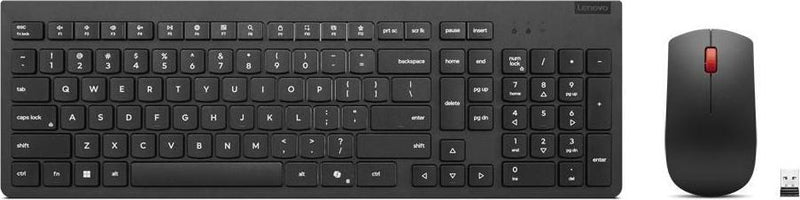 Lenovo Kabelloses Tastatur-Maus-Set – Spritzwasserschutz, USB-Empfänger
