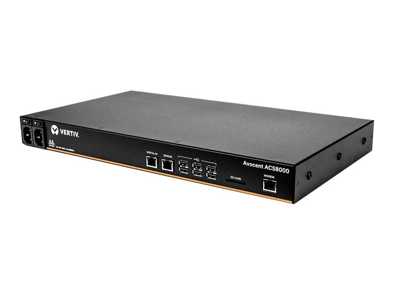 Vertiv Konsolenserver – 8 Anschlüsse, 1 GbE Netzwerk