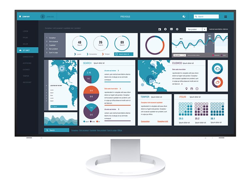Eizo 27" Monitor – USB-C Docking, 2K-Display