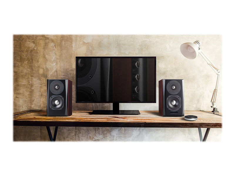 Edifier 2.1 Aktivboxen – Holzdesign, Bluetooth-fähig