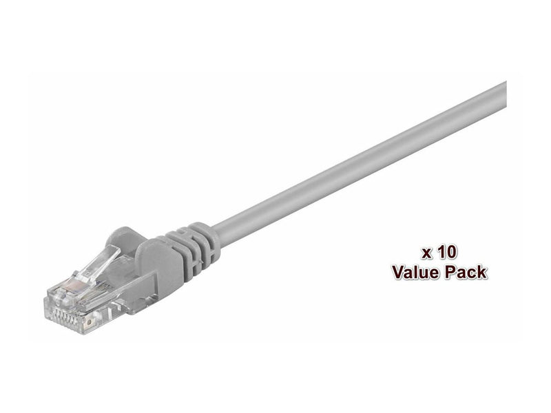 Microconnect Patch-Kabel – 2 m, 10er Pack, CAT 5e