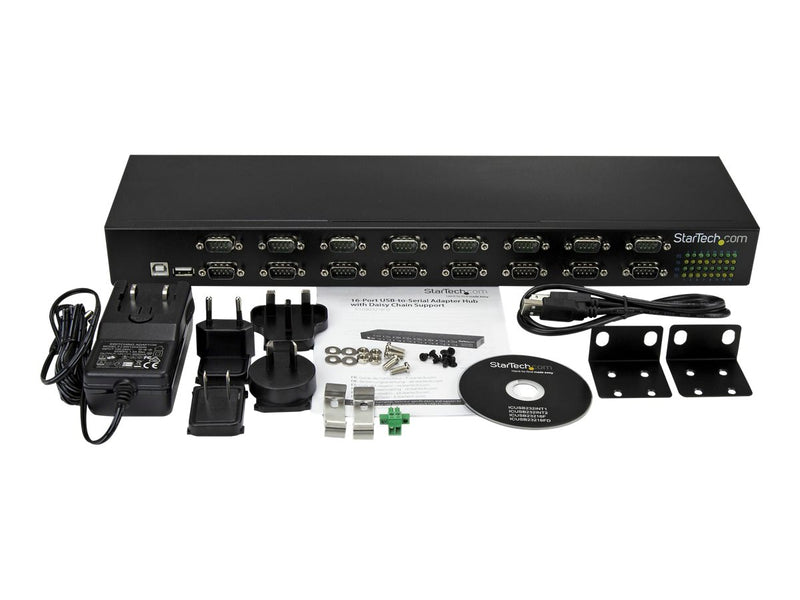 StarTech USB-zu-Seriell Adapter – 16 Ports, Rackmontage
