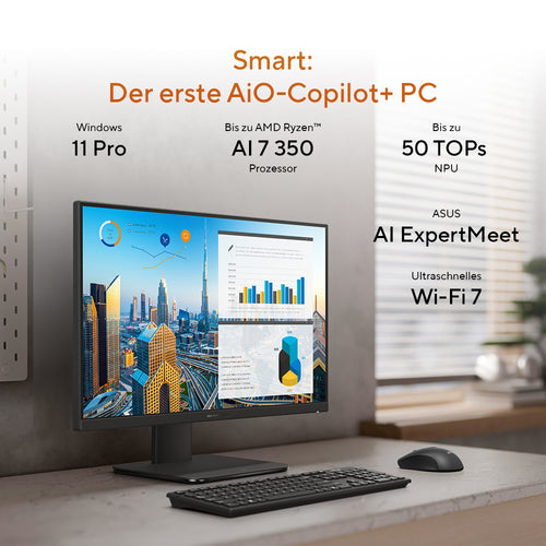 ASUS All-in-One-PC – Ryzen 5, 16 GB RAM, 512 GB SSD