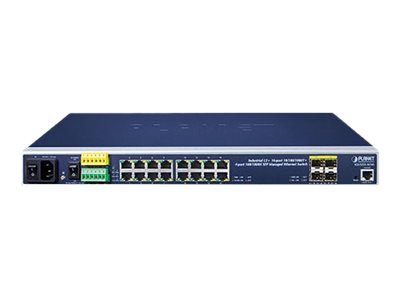 PLANET Switch – 20 Anschlüsse, Rack-montierbar