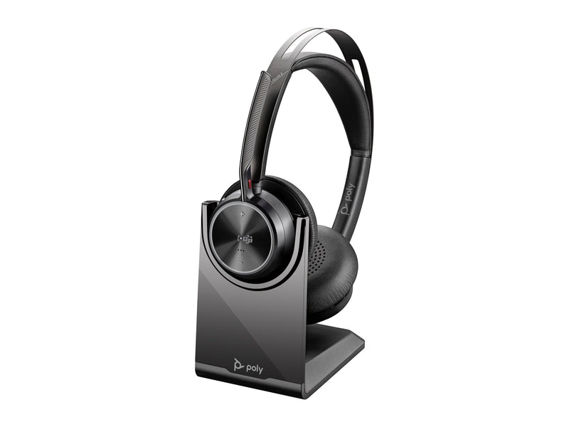 HP Poly Voyager Focus 2 – Kabelloses USB-C-Headset, MS-Teams geeignet
