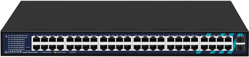 LANVIEW 48-Port Netzwerk-Switch – Einfaches Plug-and-Play