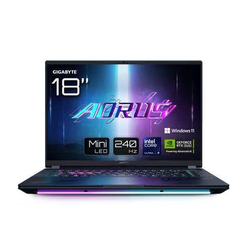GIGABYTE AORUS Gaming-Laptop – 18" Display, 32 GB RAM