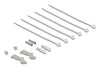 DELOCK Mini Patchpanel – 6 RJ45 Ports, Cat.6A, schwarz