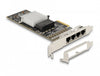 Delock Netzwerkadapter – 4-fach Gigabit LAN für PCI Express