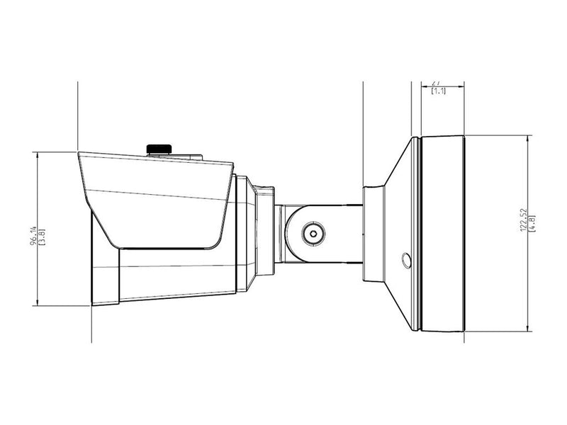 BOSCH Bullet Überwachungskamera – 2 MP, wetterfest