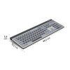 HAMA Kabellose Multi-Device-Tastatur – Beleuchtet, QWERTZ-Layout