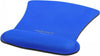 DELOCK Mauspad – Ergonomisch mit Handballenauflage, Blau