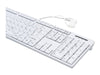 GETT USB-Tastatur – Spritzwassergeschützt, Antimikrobielle Oberfläche