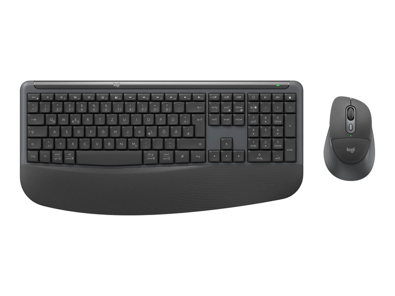 Logitech Signature Comfort Plus Tastatur-Maus-Set – Ergonomisch, leise