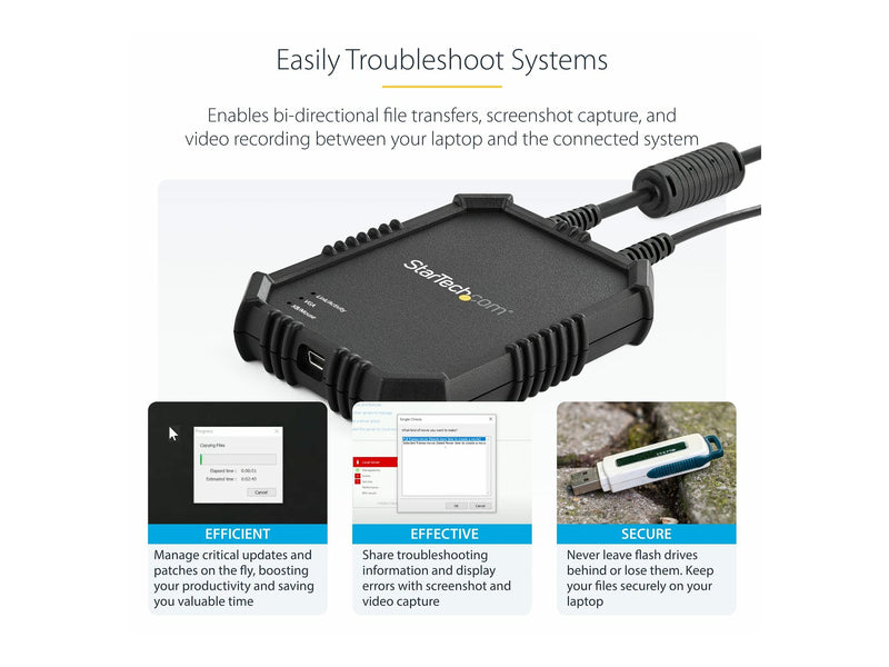 StarTech KVM Konsole – Mobiler Adapter für Laptop-Verbindung