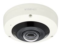 Hanwha Netzwerk-Überwachungskamera – 4 MP Fisheye, Zweiwege-Audio