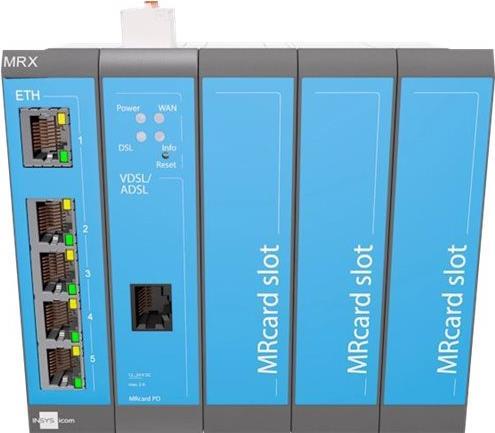 INSYS Router – 5-Port-Switch, montierbar an DIN-Schiene