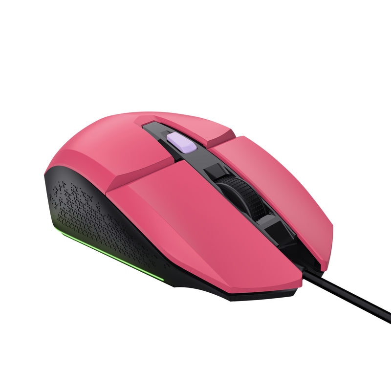 TRUST Gaming-Maus – Beleuchtet, 6 Tasten, Kabelgebunden