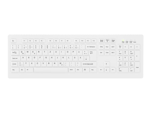 Contour Kabellose Tastatur – Hygienisches Design, Deutsches Layout
