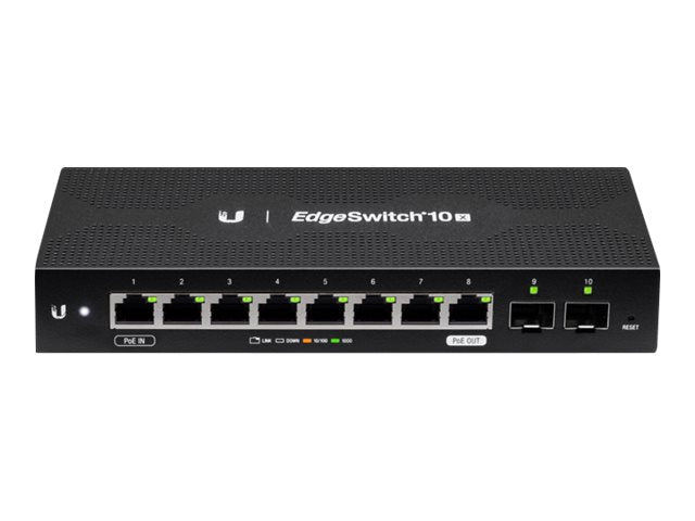 Ubiquiti EdgeSwitch 10X – 10-Port Gigabit Switch für kleine Netzwerke