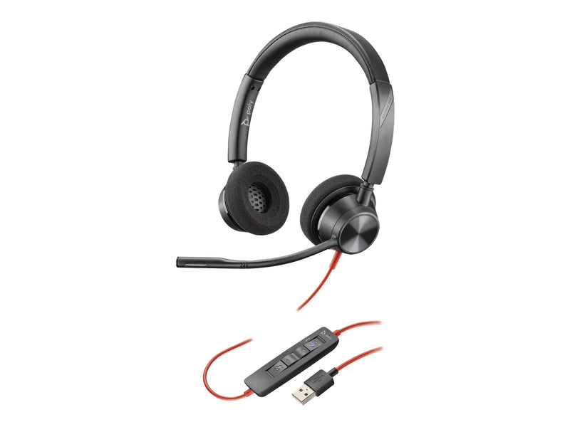 HP Poly Blackwire 3325 Headset – Komfortables Design, einfache Verbindung