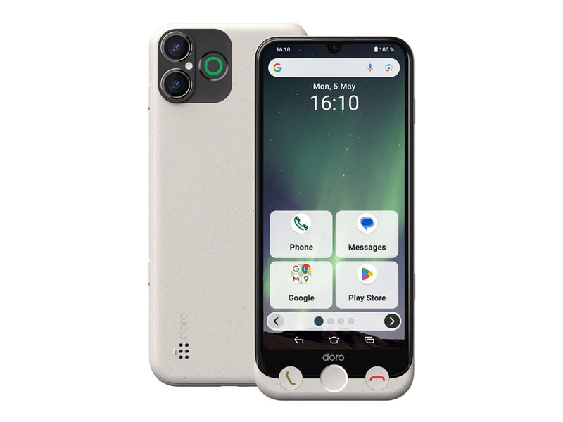 Doro Aurora A30 Smartphone – Einfach zu bedienen, Dual-SIM